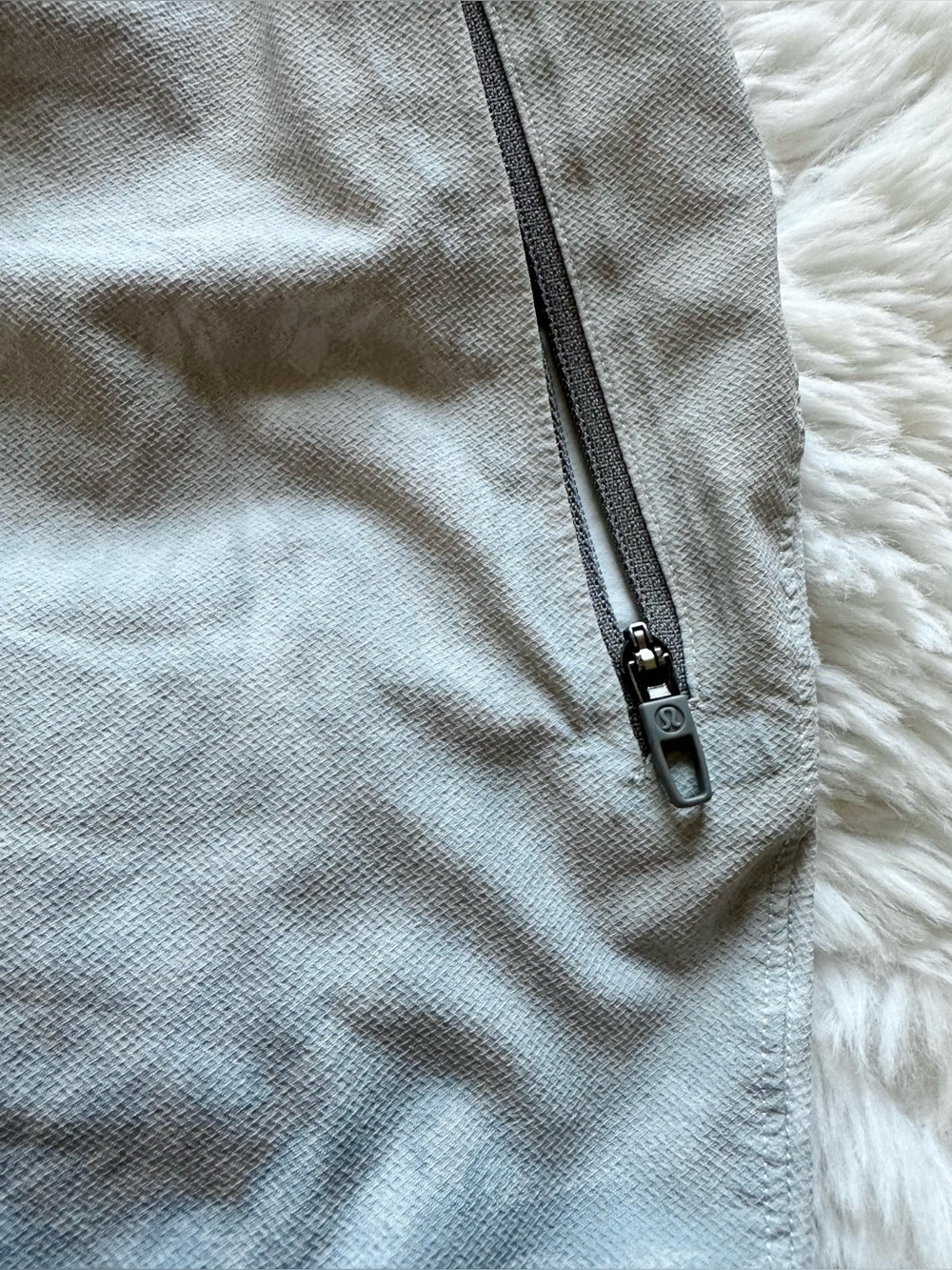 lululemon athletica Men's Heather Gray Athletic Shorts - Picture 5 of 8